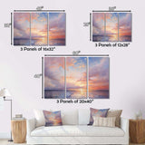 Sunset Cotton Candy Skies V - Landscapes Canvas Wall Art