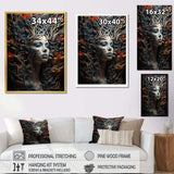 Surrealism Metamorphosis Of Shadows - Abstract Canvas Wall Art