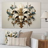 Fleur-De-Lis A Stylized Lilly Flower II - Multi-Panels