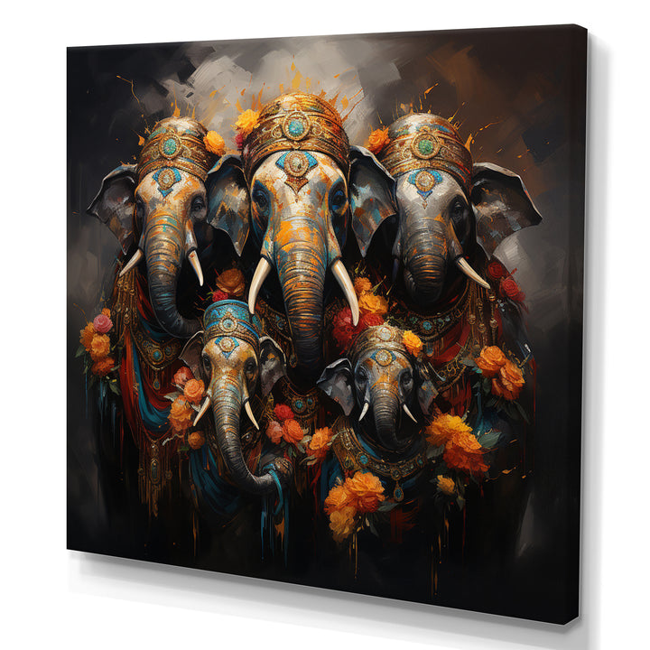 Thai Elephants Guardians Of Spiritual World - Elephant Bedroom Wall Art