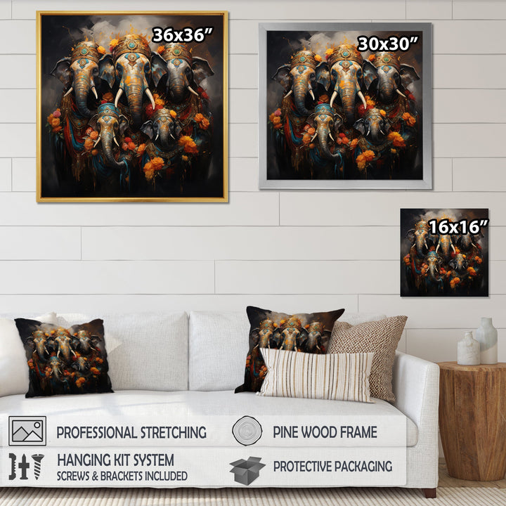 Thai Elephants Guardians Of Spiritual World - Elephant Bedroom Wall Art