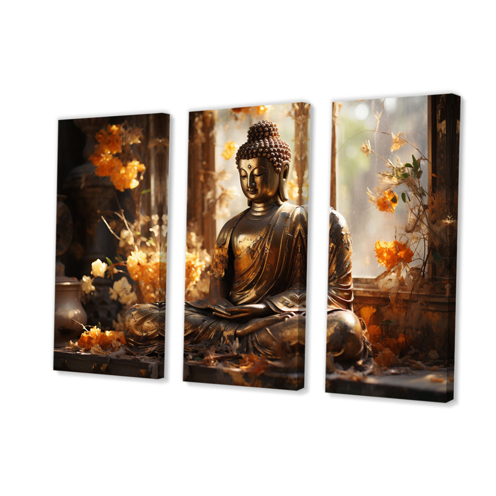 Thai Golden Buddha - Multi-Panels