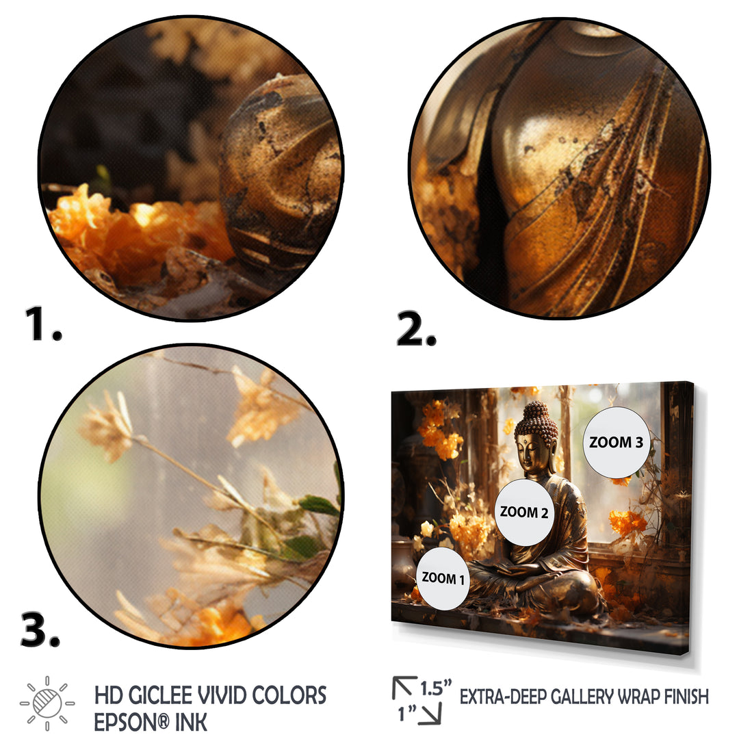 Thai Golden Buddha - Multi-Panels