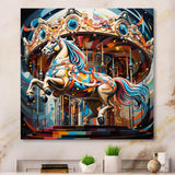 Carousel Horse - Architecture Canvas Wall Art