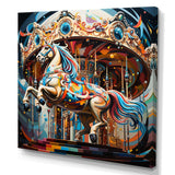 Carousel Horse - Architecture Canvas Wall Art