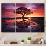 Pink Tree Enchanted Twilight II - Multi-Panels