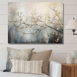 Tree Monochrome Ethereal Reverie I - Floral Canvas Wall Art