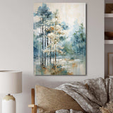 Pine Tree Enchanted Forest II - Floral Canvas Wall Art