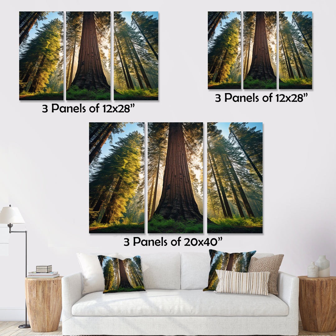 Redwood Majesty Tree Forest I - Multi-Panels