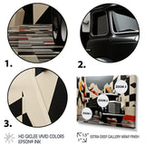 Truck 53Ft Geometric Momentum I - Truck Canvas Wall Art