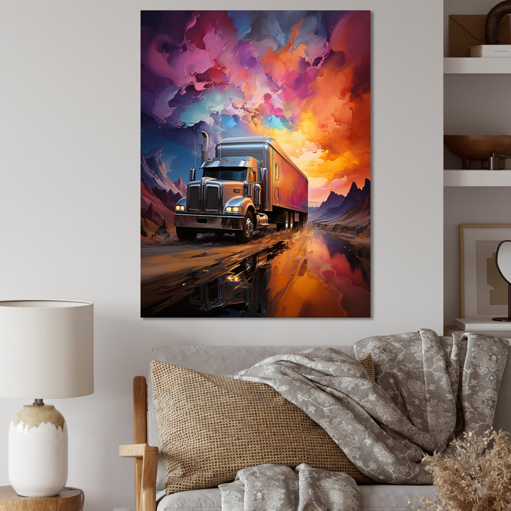Truck 53Ft Sublime Landscapes I - Truck Canvas Wall Art