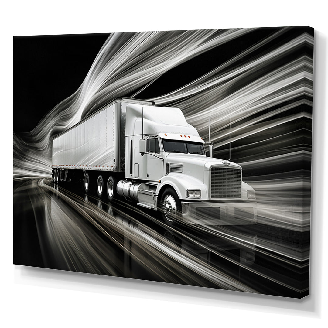 Truck 53Ft Translucent Rhythms I - Truck Canvas Wall Art