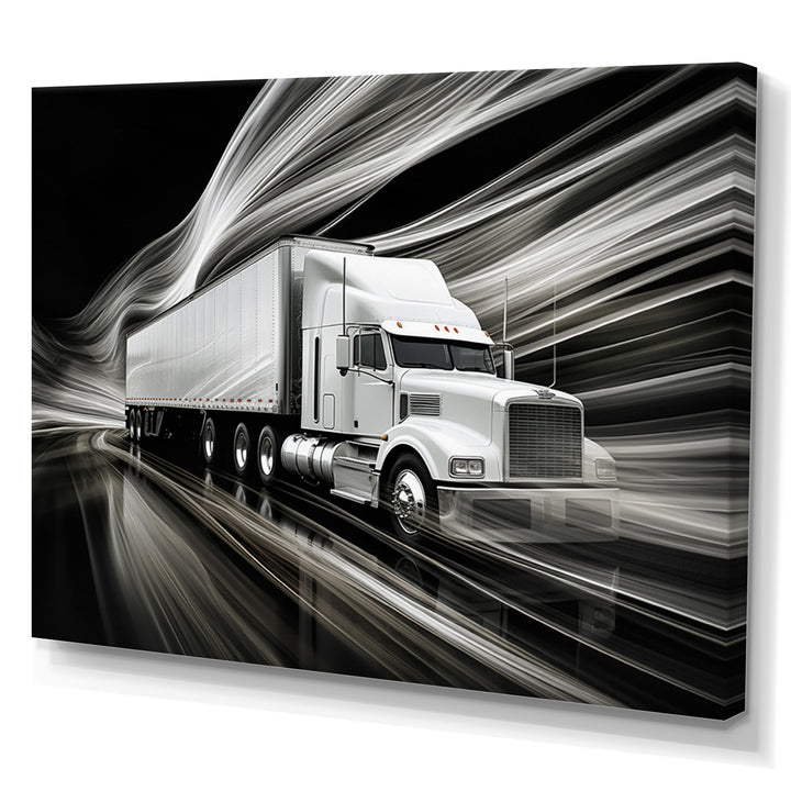 Truck 53Ft Translucent Rhythms I - Truck Canvas Wall Art