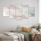 Mystery Of The Waves In Elevated Blush II - Multi-Panels