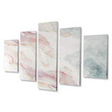 Mystery Of The Waves In Elevated Blush II - Multi-Panels