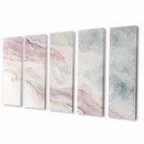Mystery Of The Waves In Elevated Blush II - Multi-Panels