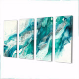 Turquoise Waves In Paradise I - Multi-Panels