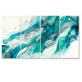 Turquoise Waves In Paradise I - Multi-Panels