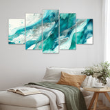 Turquoise Waves In Paradise I - Multi-Panels