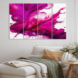 Ancient Mystery In Viva Magenta II - Canvas Multipanels
