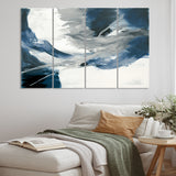 Feeling Honolulu Blue X - Split Panel Canvas Art