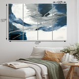 Feeling Honolulu Blue X - Split Panel Canvas Art