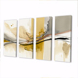 Touched By Mustard Yellow And Ultimate Gray IV - Multi-Panels