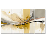Touched By Mustard Yellow And Ultimate Gray IV - Multi-Panels