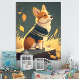 Cute Little Corgi Dog - Dog Wall Decor