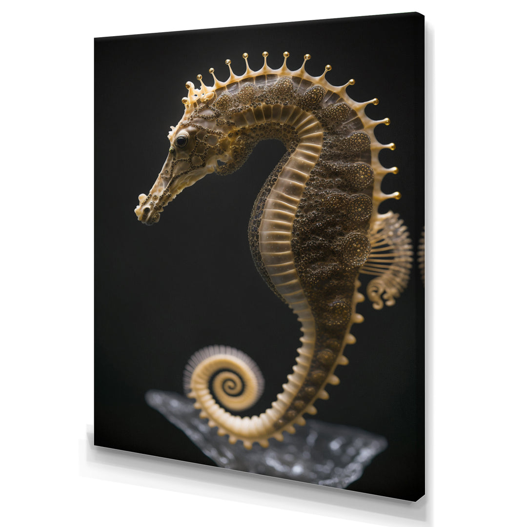 Gracious Deep Sea Seahorse - Seahorse Bedroom Wall Art