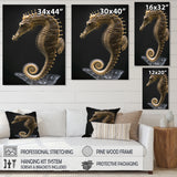 Gracious Deep Sea Seahorse - Seahorse Bedroom Wall Art