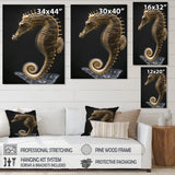 Gracious Deep Sea Seahorse - Seahorse Bedroom Wall Art
