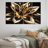 Glamourous Lily On Black III - Multi-Panels