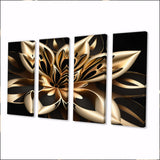 Glamourous Lily On Black III - Multi-Panels