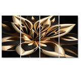 Glamourous Lily On Black III - Multi-Panels