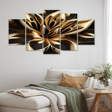 Glamourous Lily On Black III - Multi-Panels