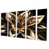 Glamourous Lily On Black III - Multi-Panels