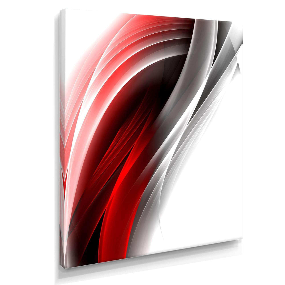 3D Pink Silver Vertical Lines Canvas Canvas
