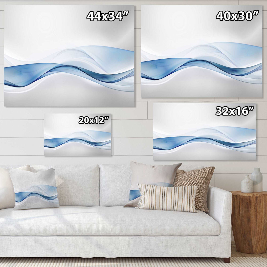 3D Wave of Water Splash Framed Print Matte White - 1.5" Width