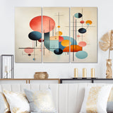 Syncronicities Midcentury Elegant Retro Art I - Multi-Panels