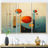 Serendipity Abstract Mid-Century Geometrics VI - Multi-Panels
