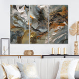 Autumn Jazz Abstract Expressionism - Split Panel Canvas Art