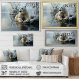 White Polar Bear Nature Photography - Bear Bedroom Wall Art