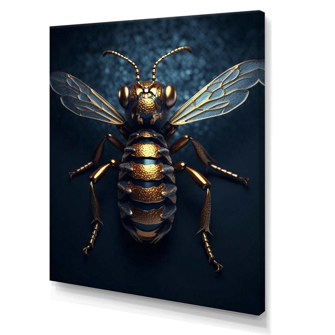 Mechanical Bumble Bee - Bee Canvas Wall Art