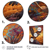 Majestic Mystical Eagle - Yellow Eagle Wall Art
