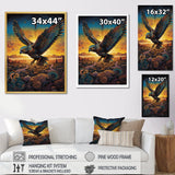 Majestic Arcane Eagle - Eagle Framed Canvas Art