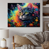 Portrait Of A Beautiful Gracious Cat - Cat Large Canvas Wall Art