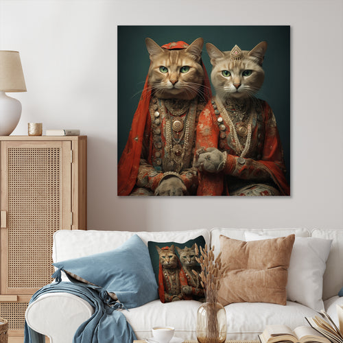 Cats In Retro Fashion - Cat Wall Art Prints
