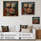 Cats In Retro Fashion - Cat Wall Art Prints