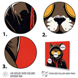 Cool Cat With Sunglasses - Cat Living Room Wall Art